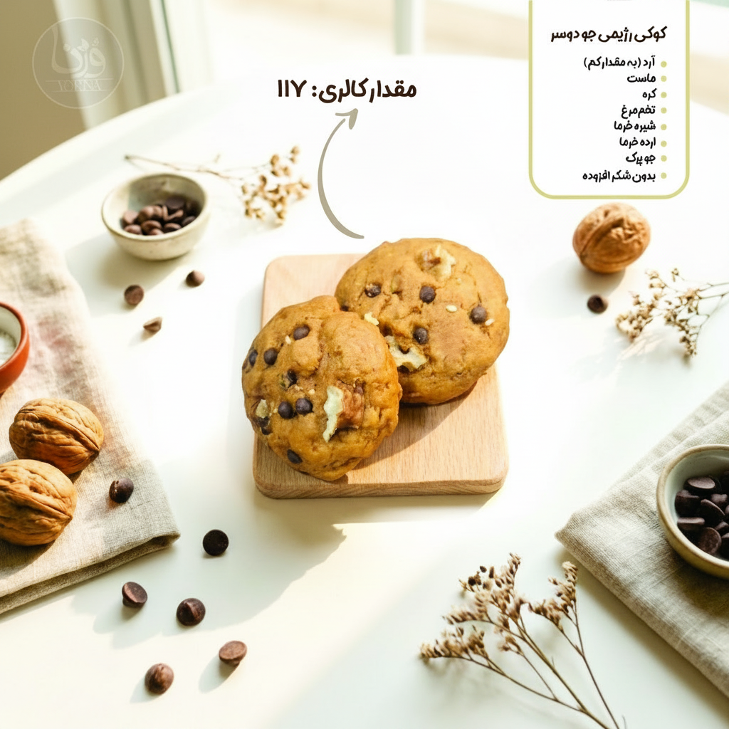 کوکی رژیمی جو دو سر- پک 500 گرمی