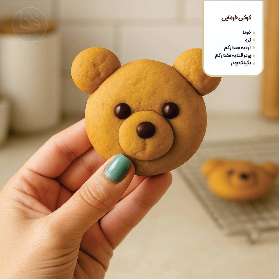 کوکی خرمایی- پک 10 عددی